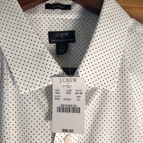 Brand New J Crew Button Up. Size XL. 17-17.5 neck - Picture 5 of 5